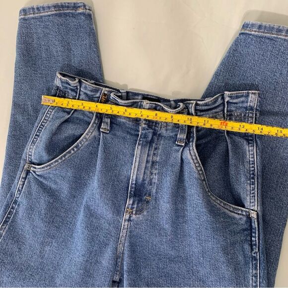 Lee Baggy Jeans Pleated Waist Tapered Leg Sz 28 80's 90's - Picture 6 of 12